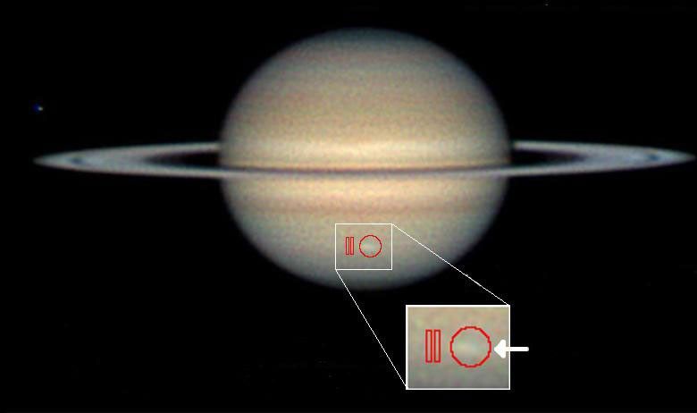 Storm on Saturn