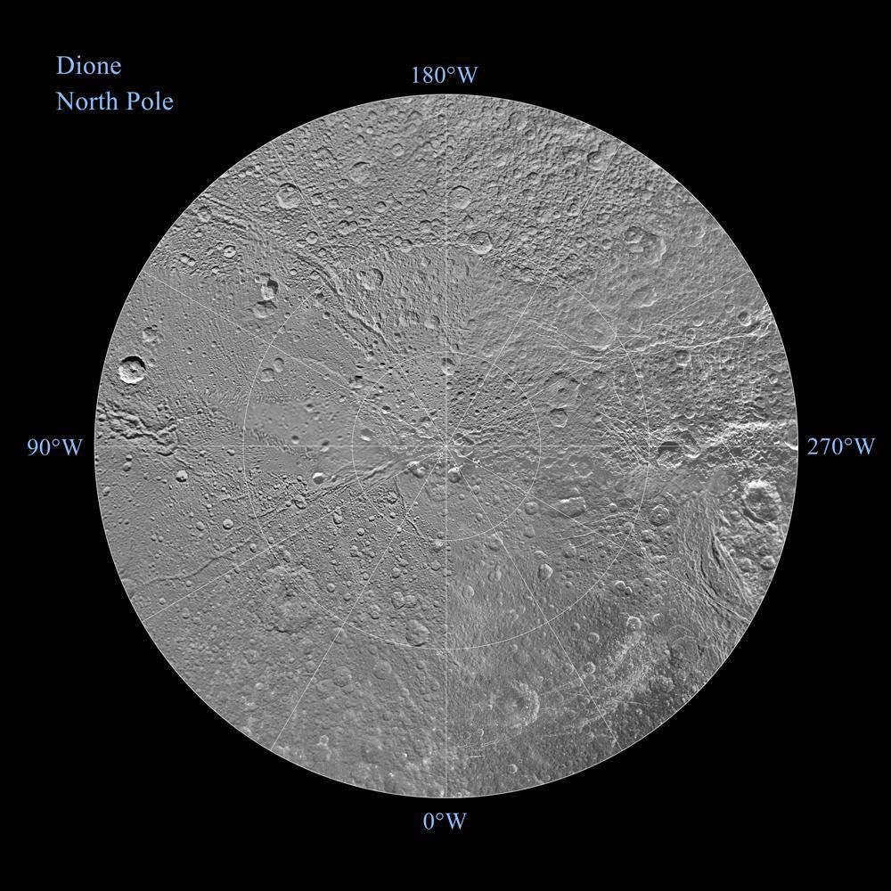 Dione Polar Maps