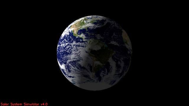 Computer generated image of Earth