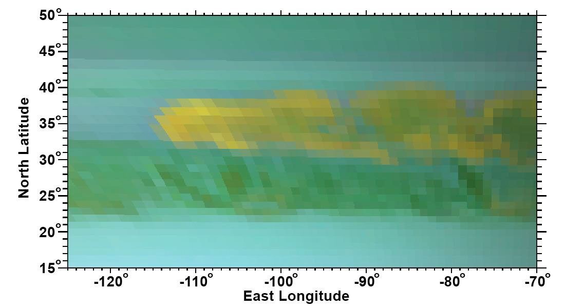 Infrared view of the Saturn storm