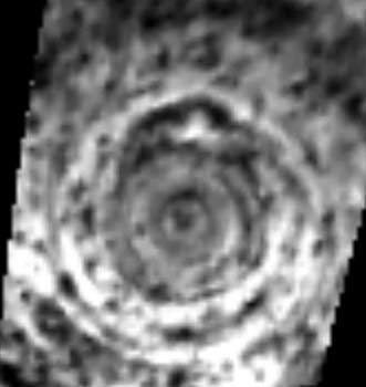 
			Hexagon in Silhouette, Polar View - NASA Science			