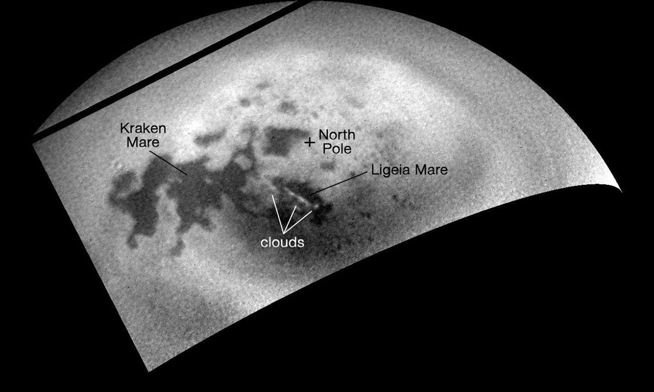 Cloud activity on Titan