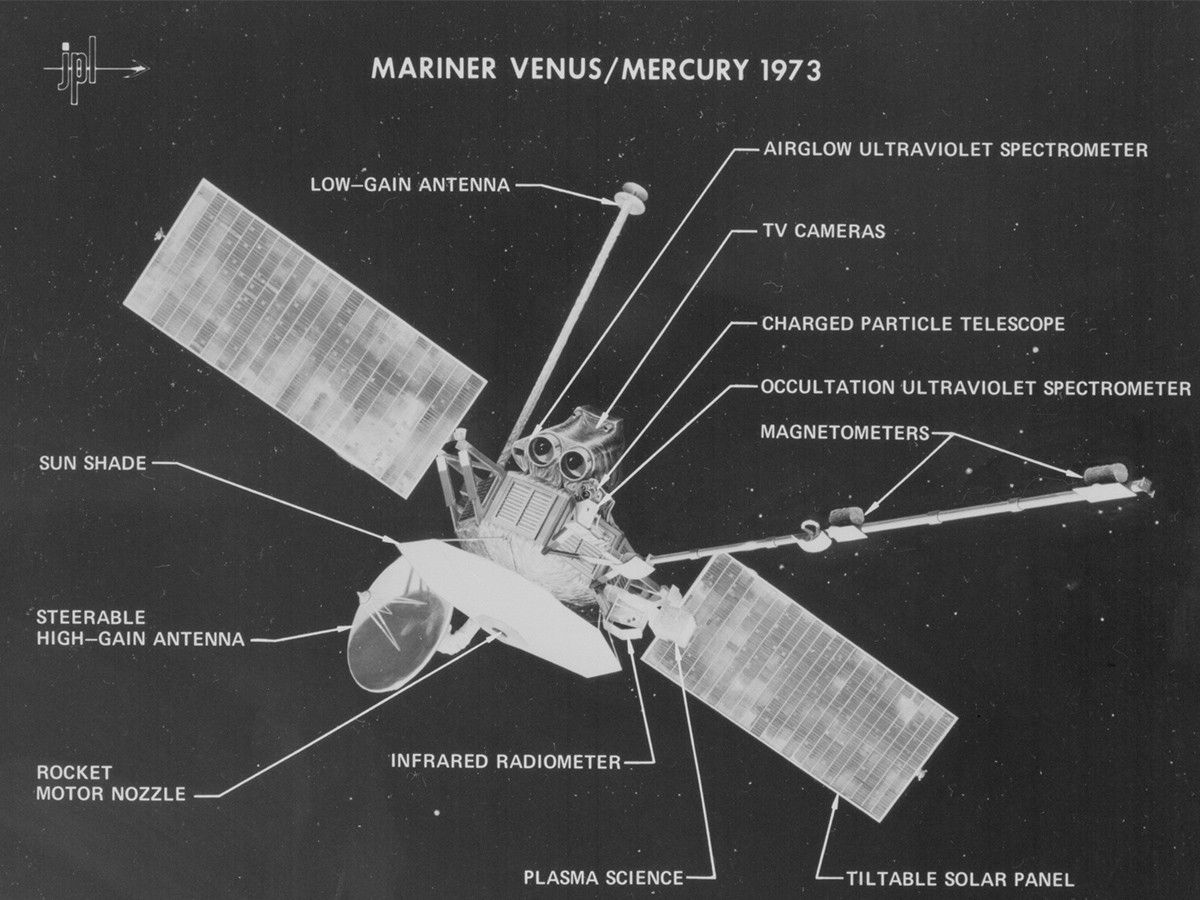 On 3 November 1973, the Mariner Venus/Mercury 1973 spacecraft -- also known as Mariner 10 -- was launched from Kennedy Space Center.