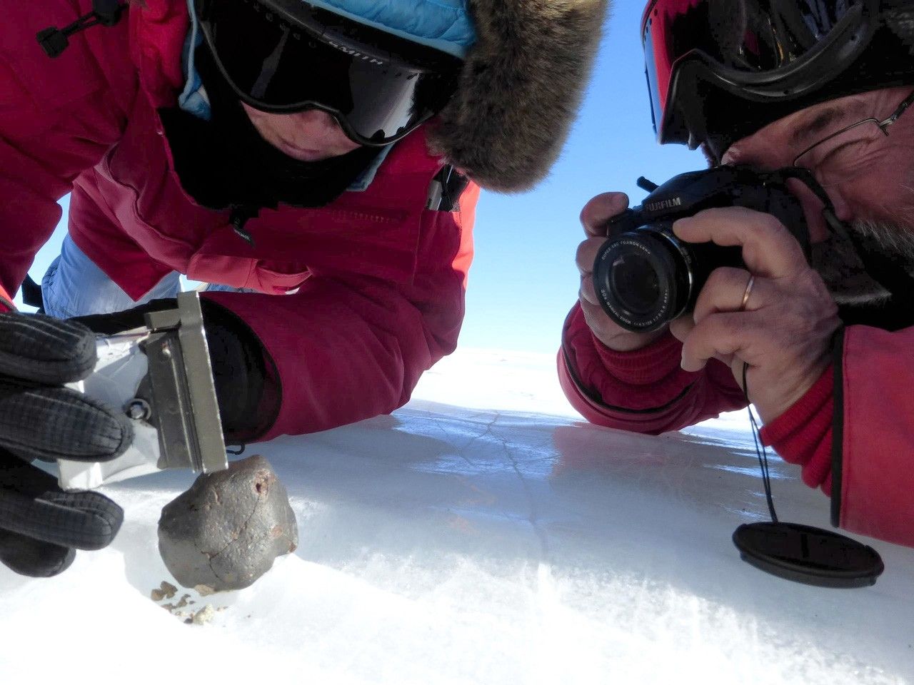 
			Antarctic Meteorite - NASA Science			