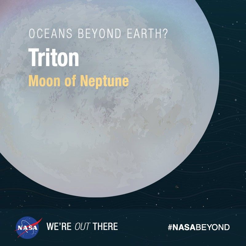 Active geysers on Triton spew nitrogen gas.