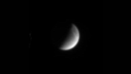 Streaking Away from Dione