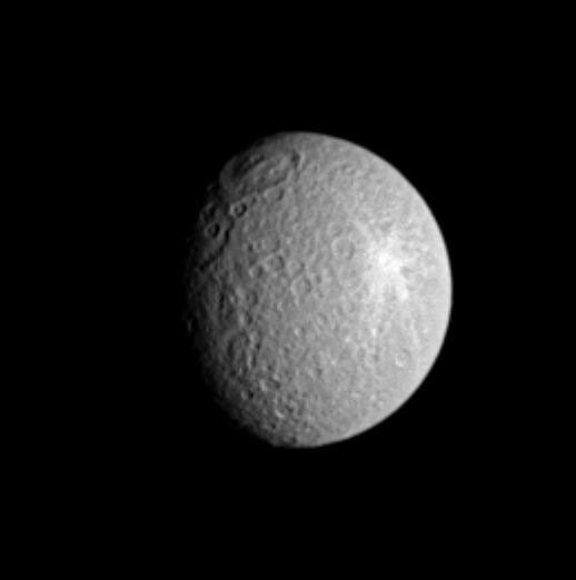 Saturn's moon Rhea