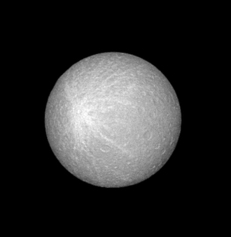 Saturn's moon Rhea