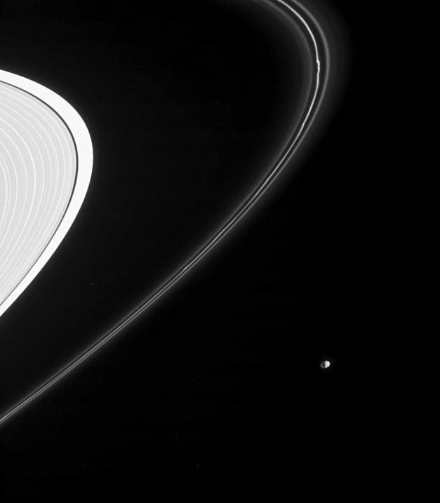 Epimetheus from just beneath the ring plane