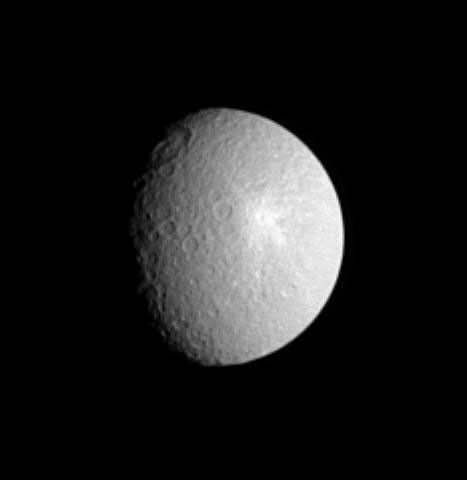 Saturn's moon Rhea