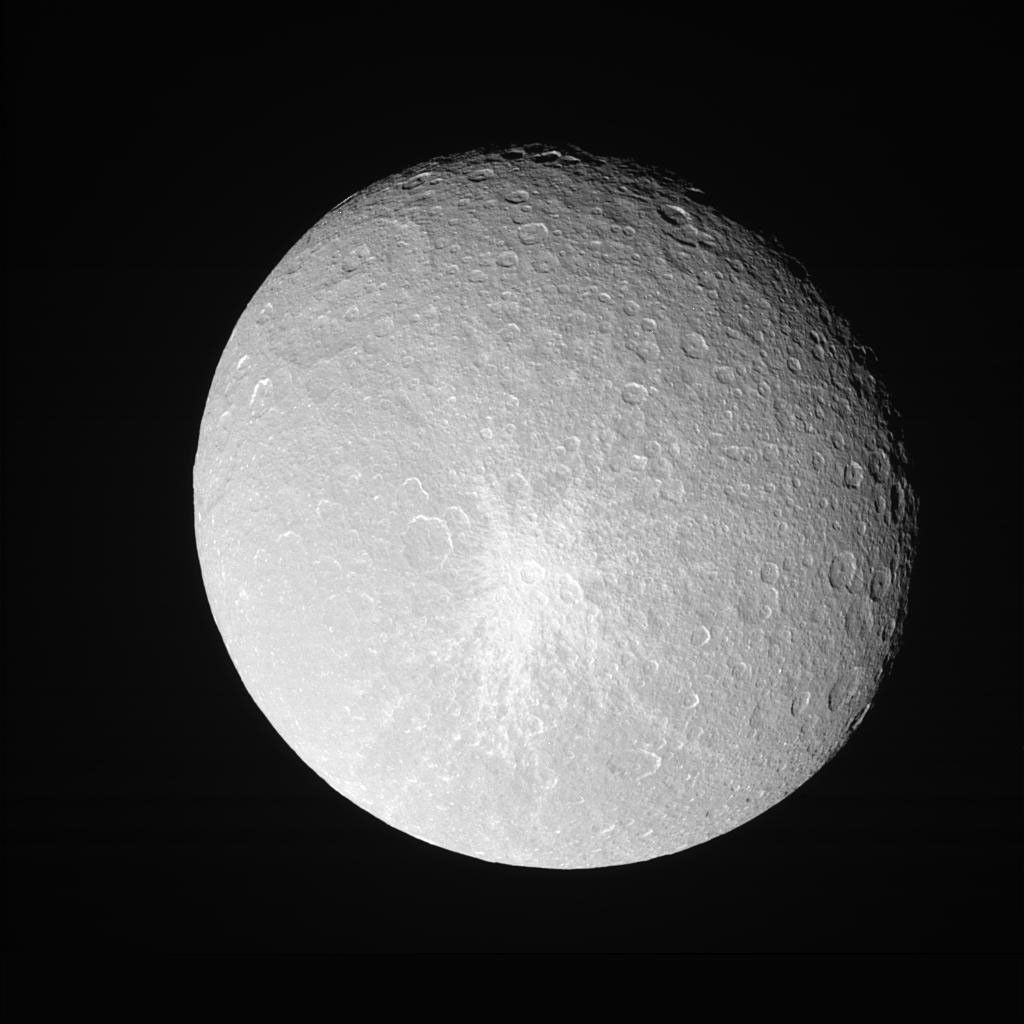 Saturn's moon Rhea