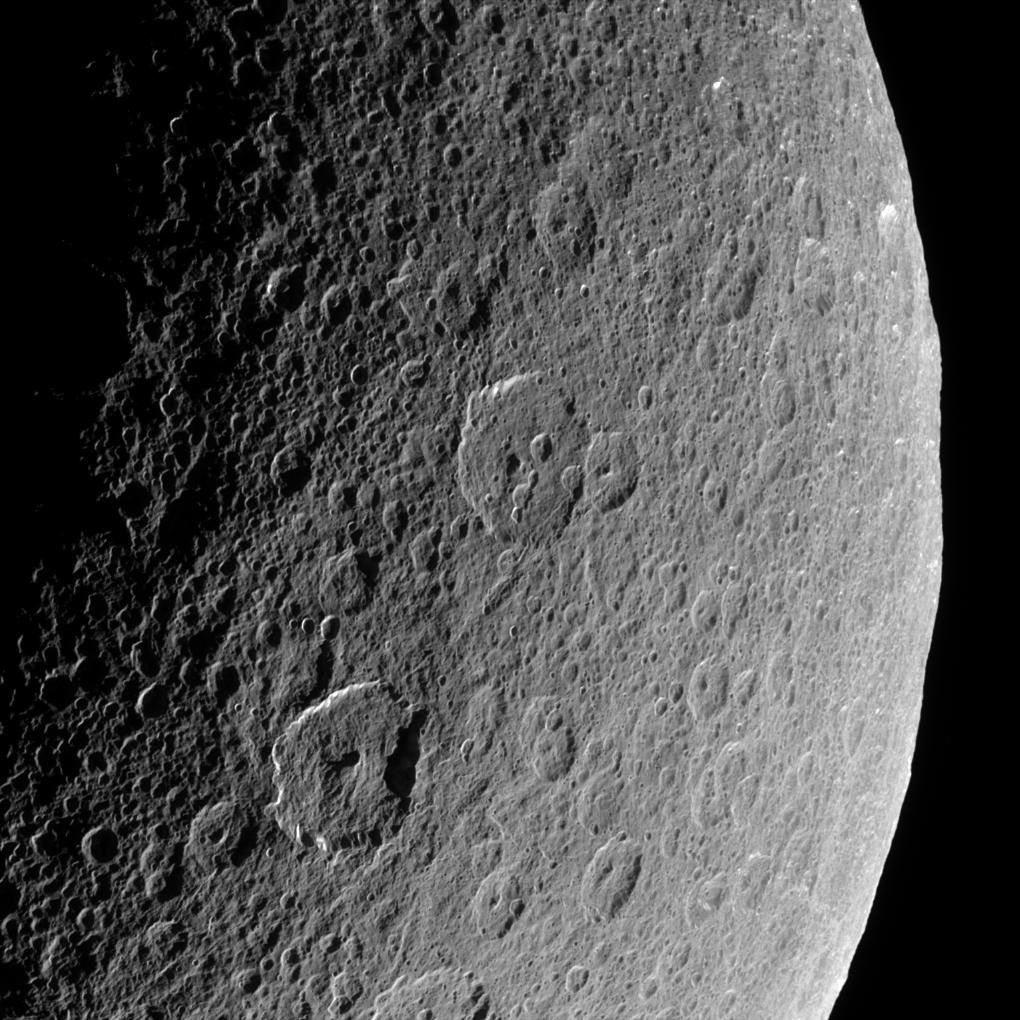 Saturn's moon Rhea