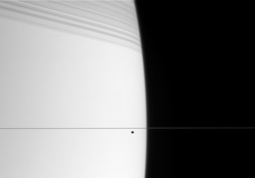 Saturn's moon Janus