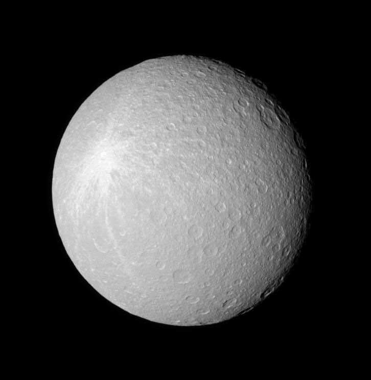 Saturn's moon Rhea