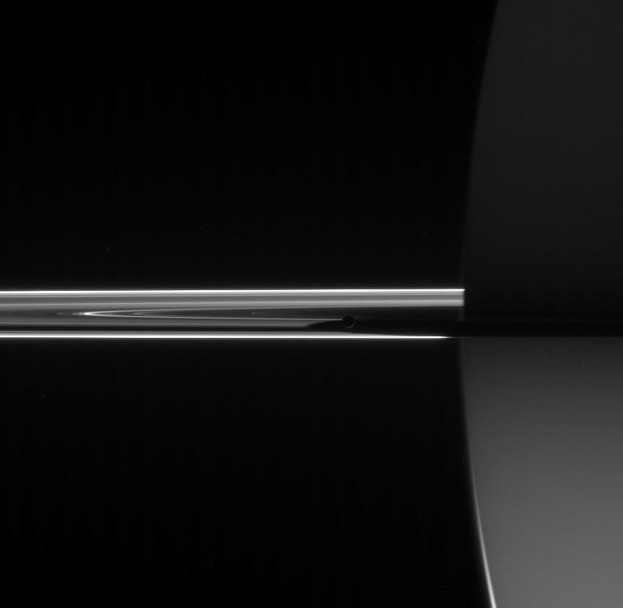 Saturn and Mimas