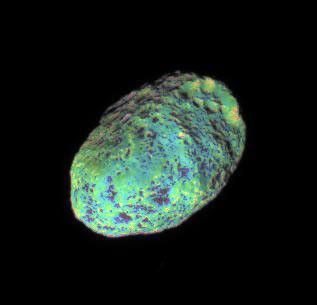 False-color view of Hyperion
