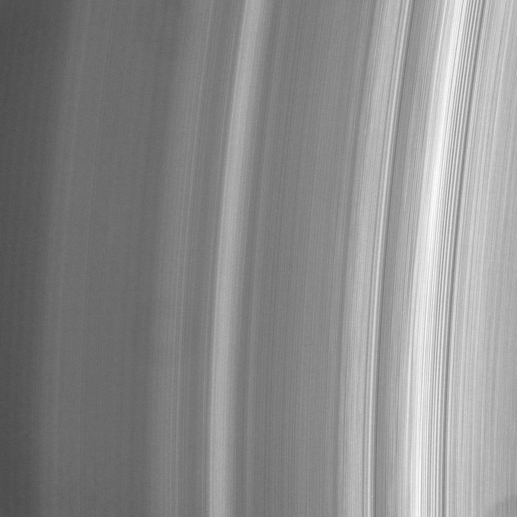 A close-up view of the inner A ring