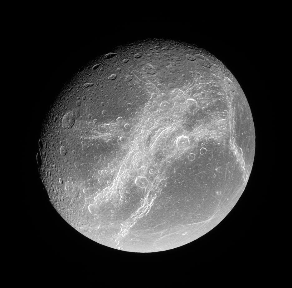 Saturn's moon Dione