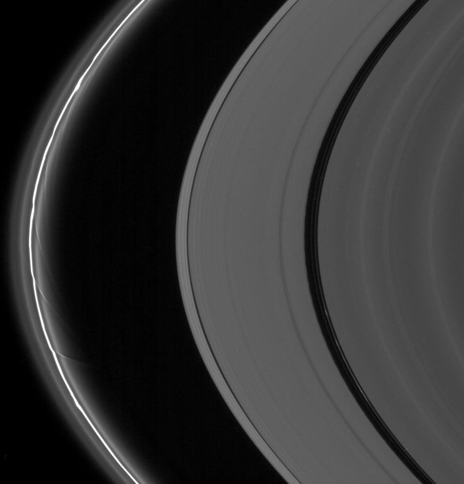 Saturn's A and F rings