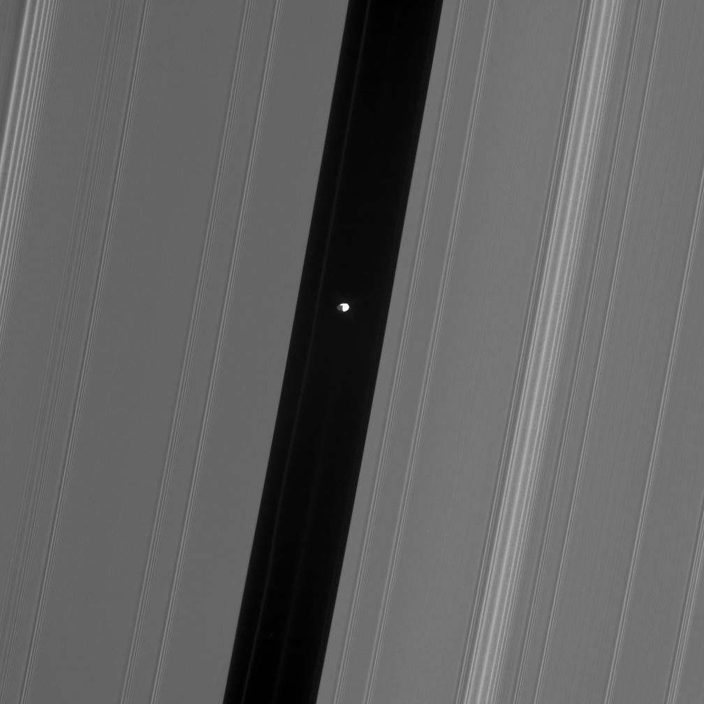 Pan in Saturn's rings