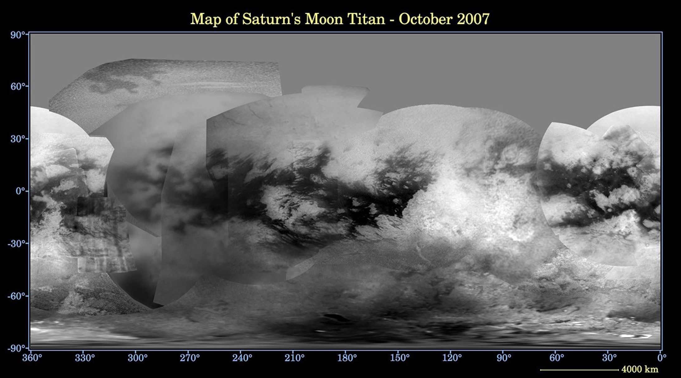Map of Titan