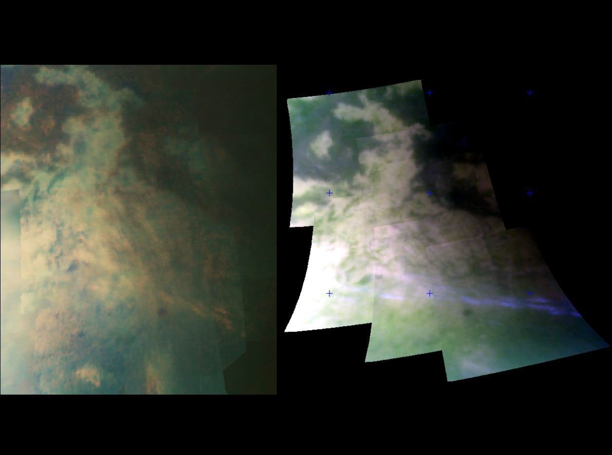 mountain ranges on Titan