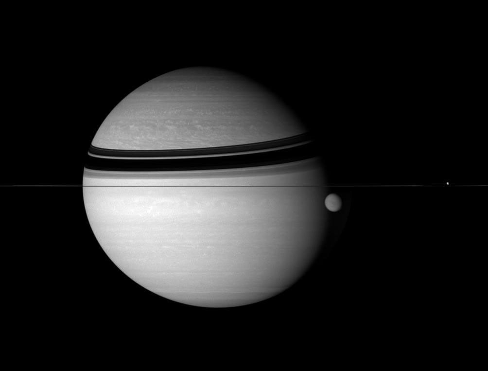 Saturn and Titan