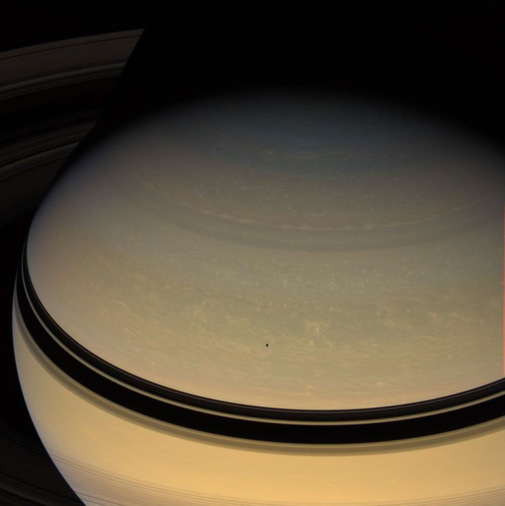 Saturn and Mimas