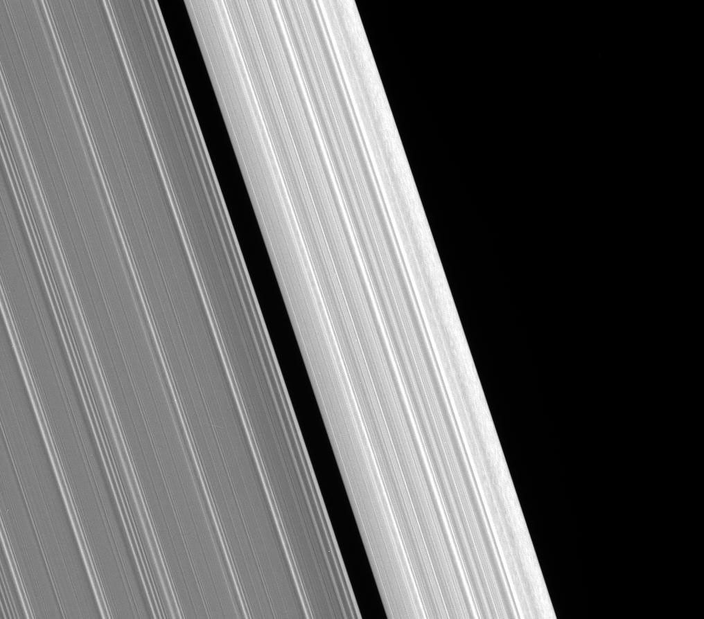 The outer edge of Saturn's A ring