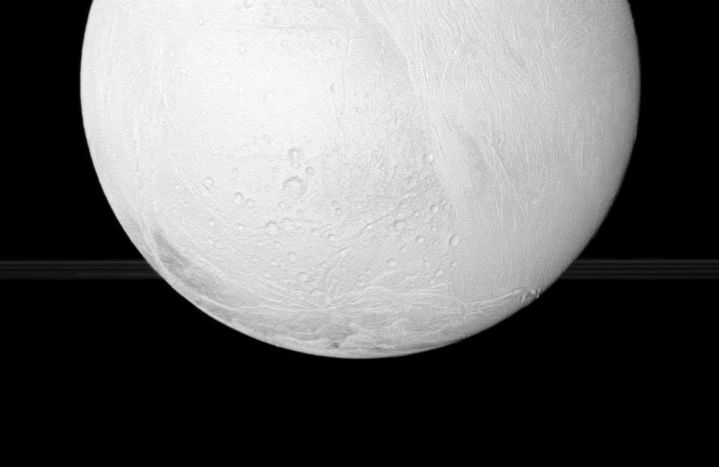 Enceladus and Saturn's rings