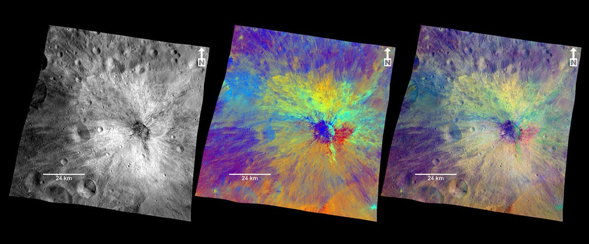 Vibidia Crater in Color