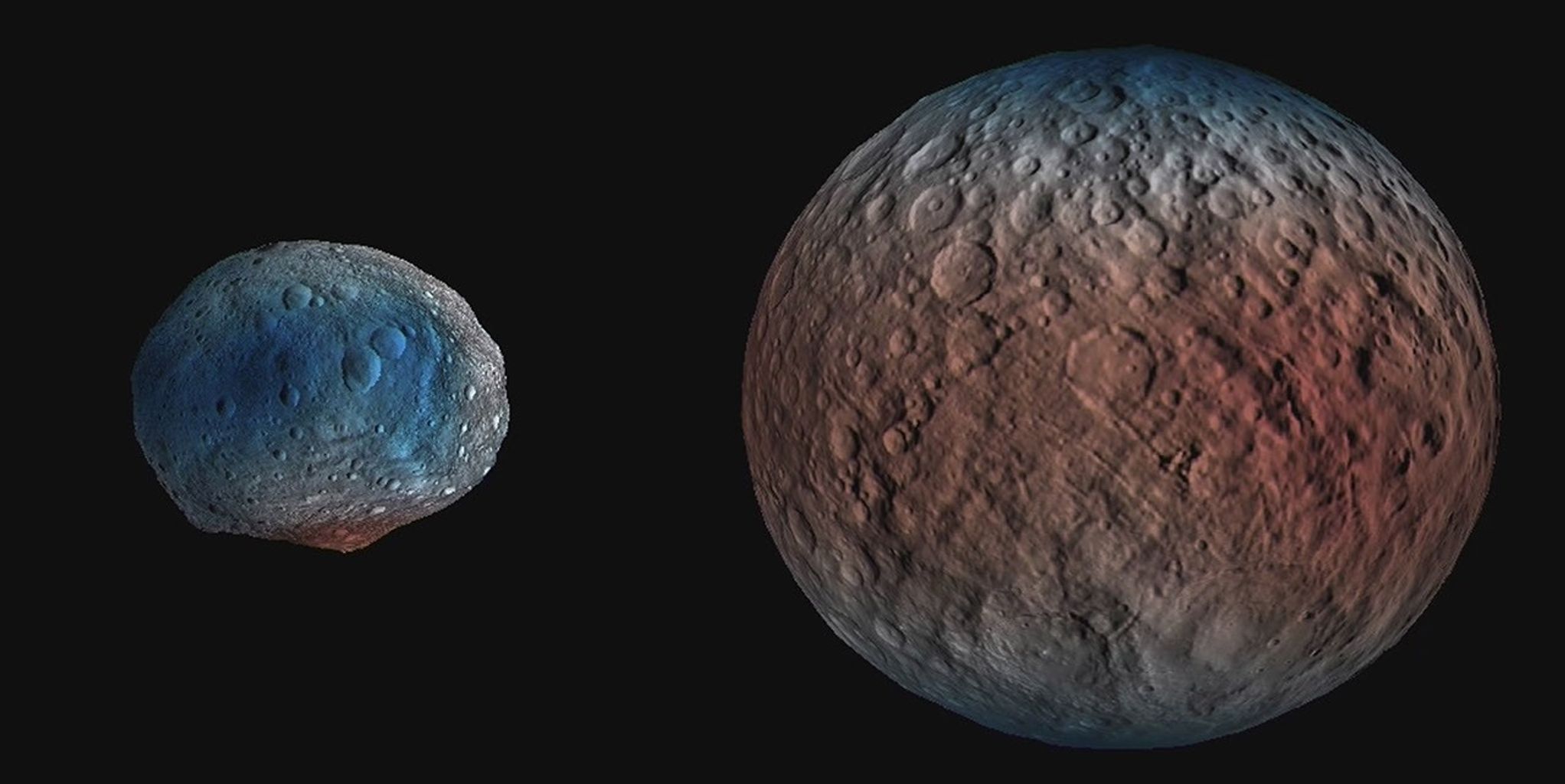 Water Ice Abundance on Ceres (Animation)