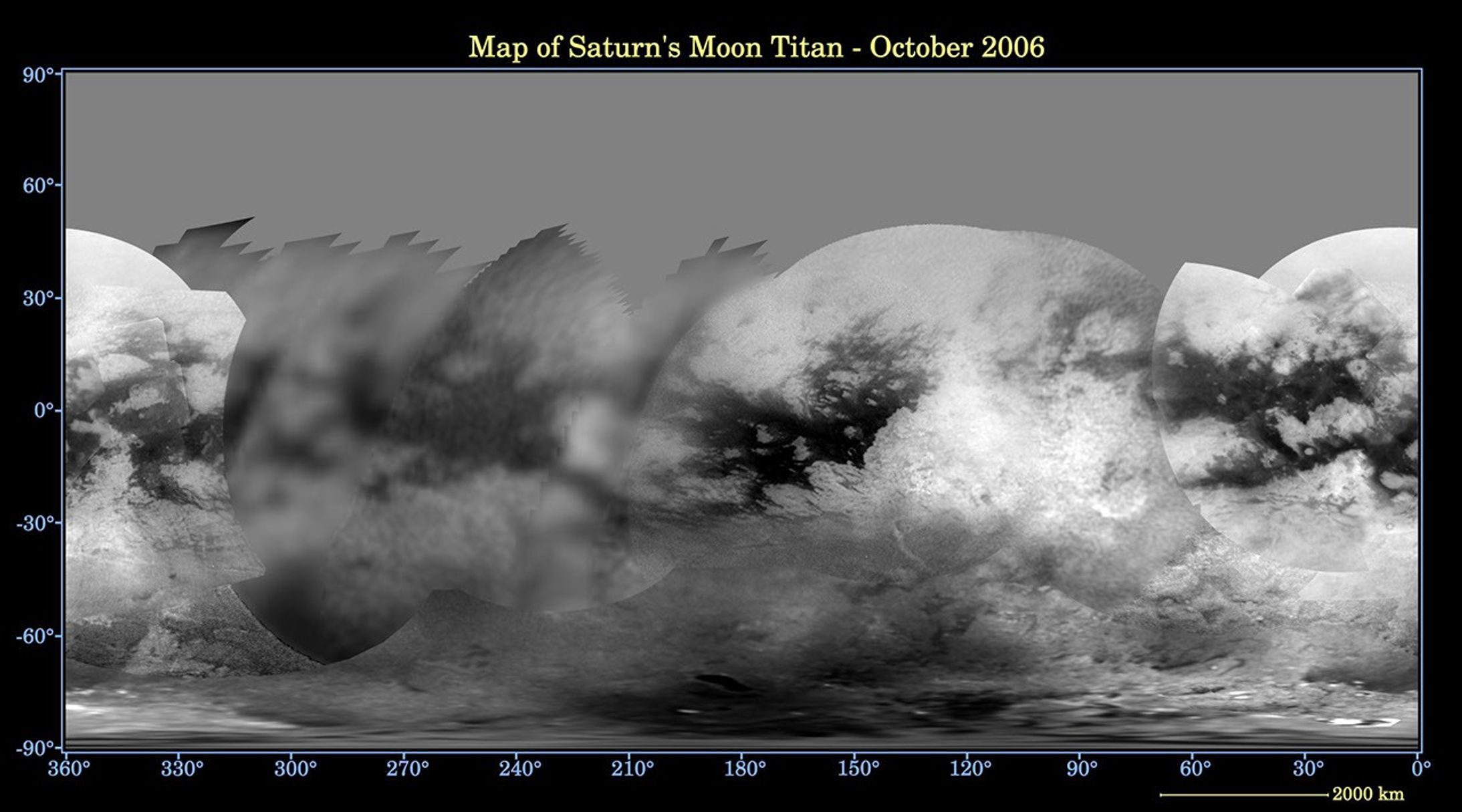 Map of Titan