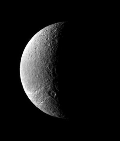 Saturn's moon Rhea