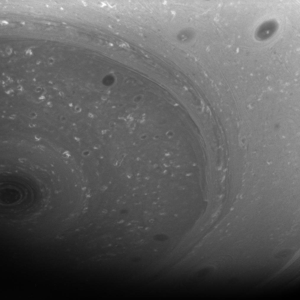 Saturn's southern latitudes