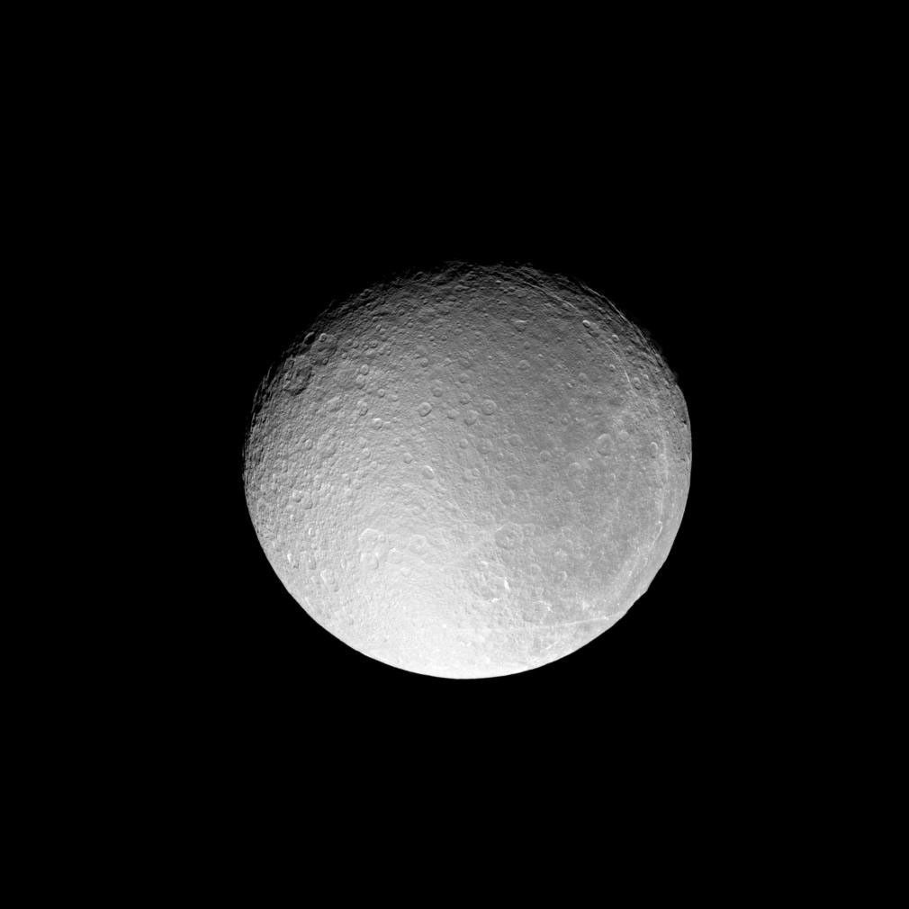 Saturn's moon Rhea
