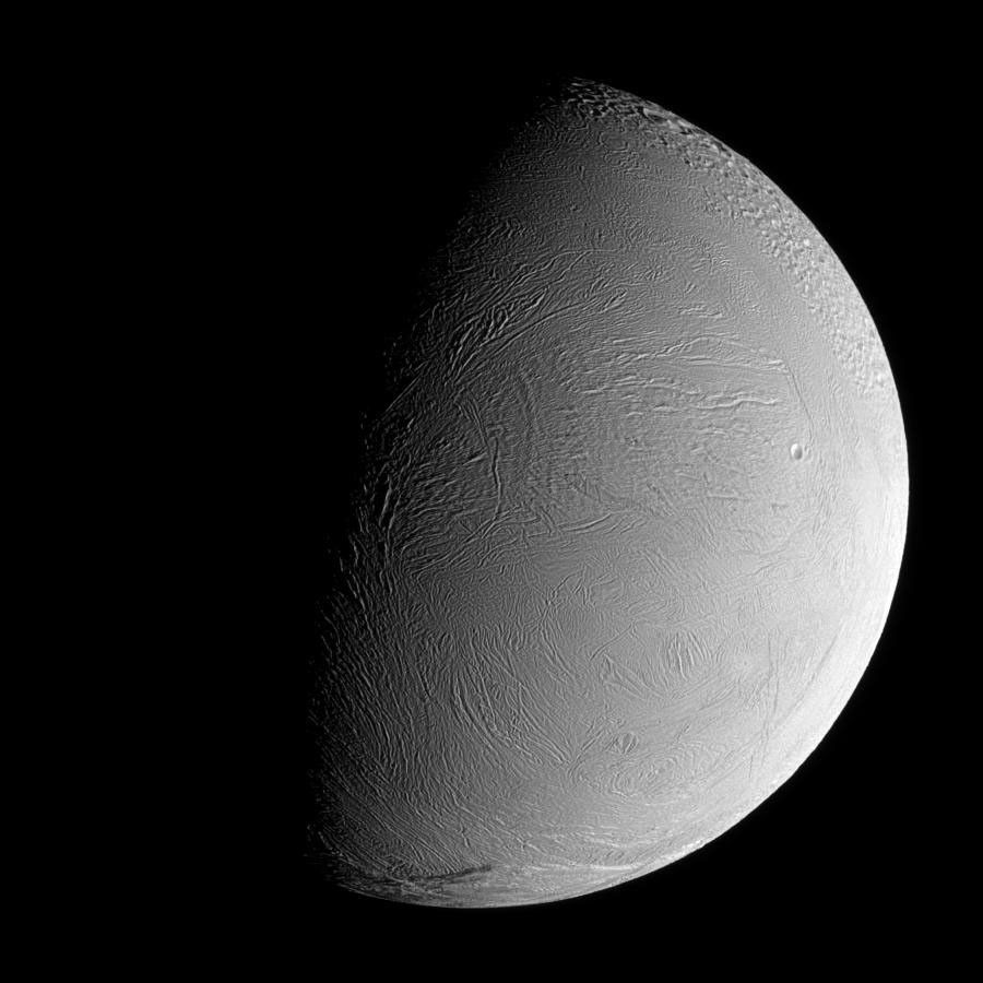 Enceladus close-up