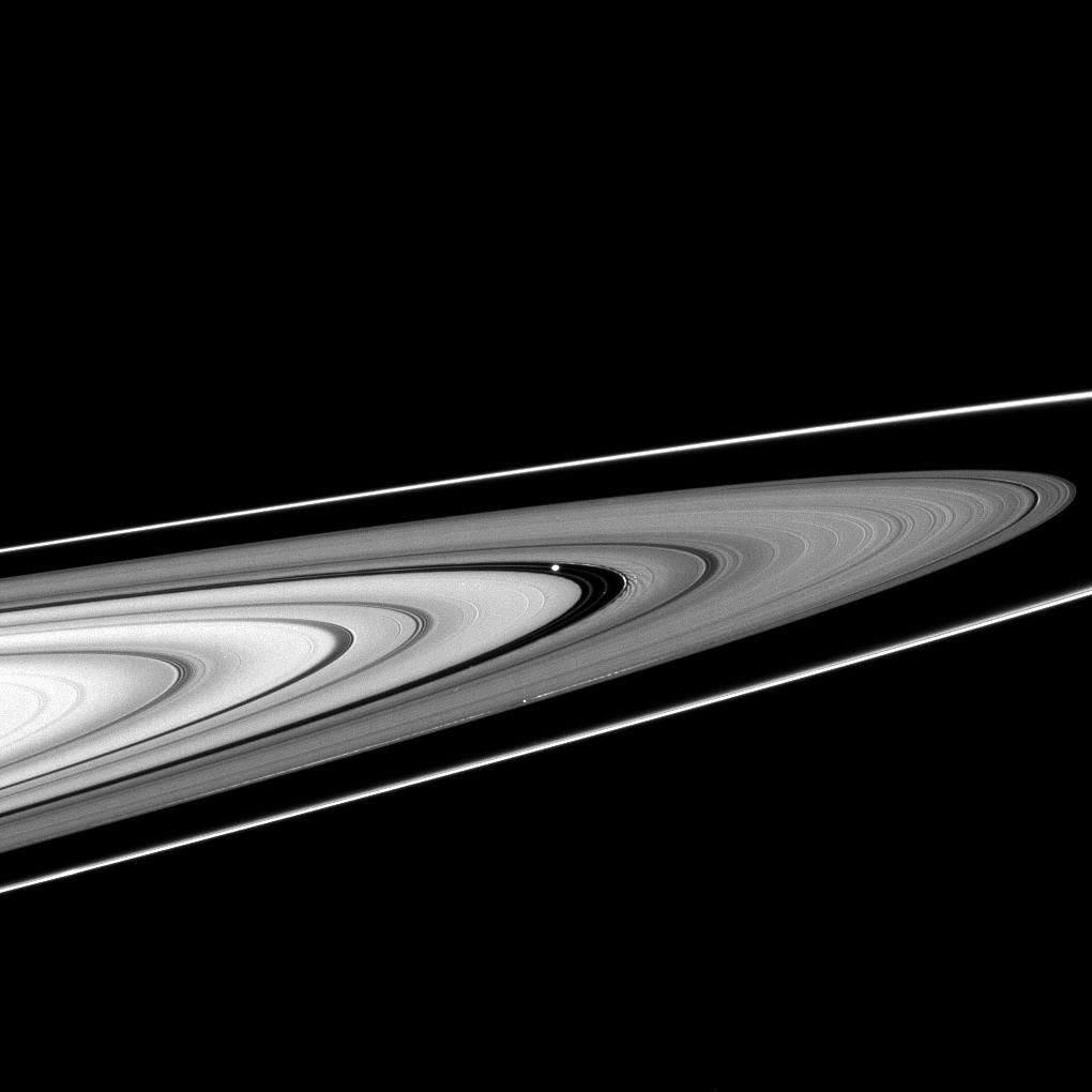 The Encke and Keeler gaps