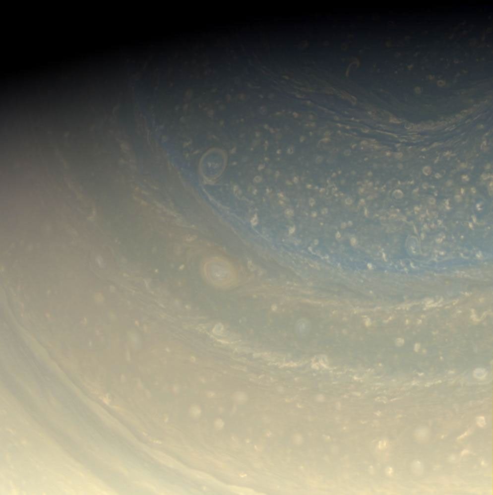 Saturn's north pole