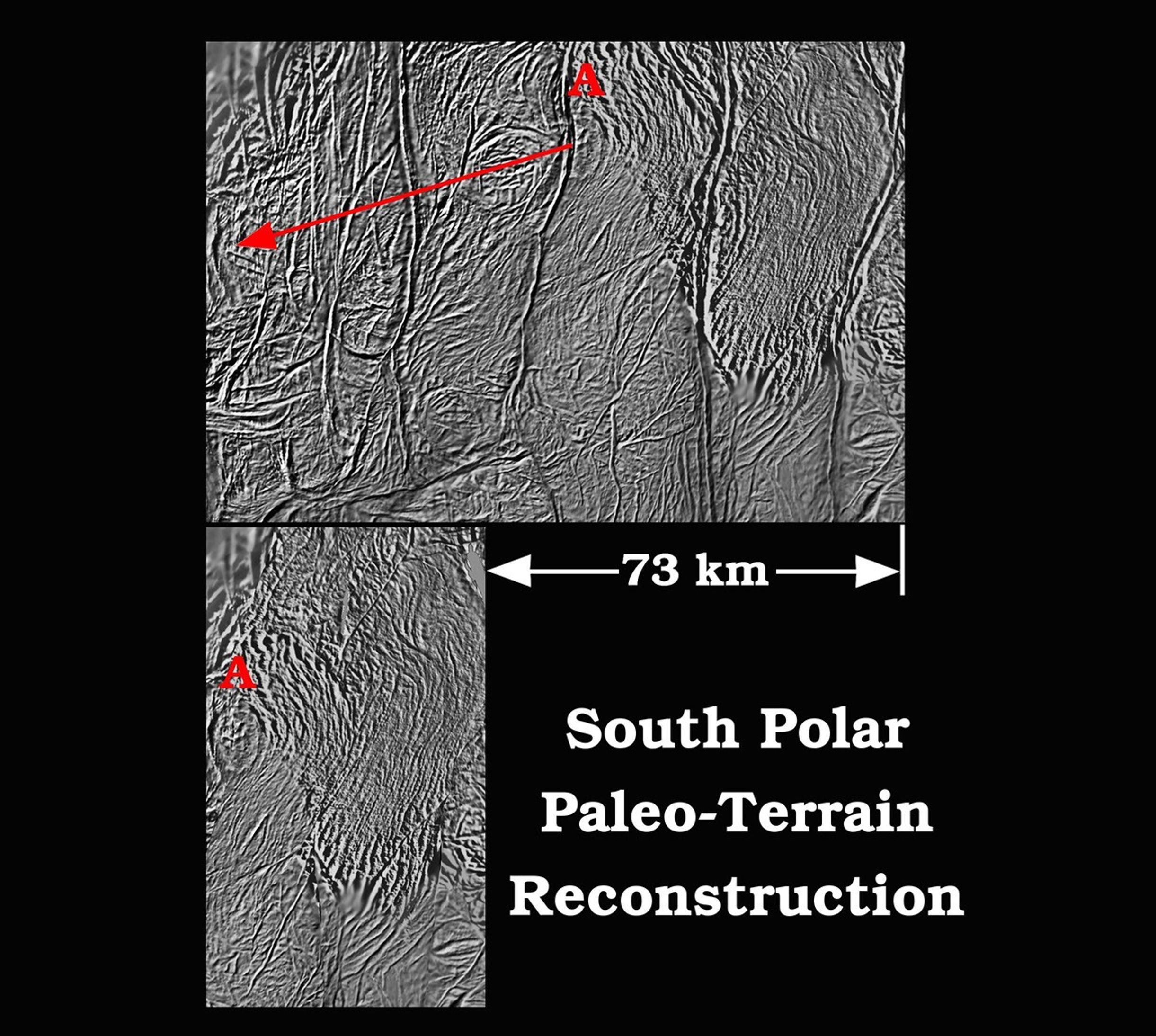 
			Ancient Terrain on Enceladus - NASA Science			