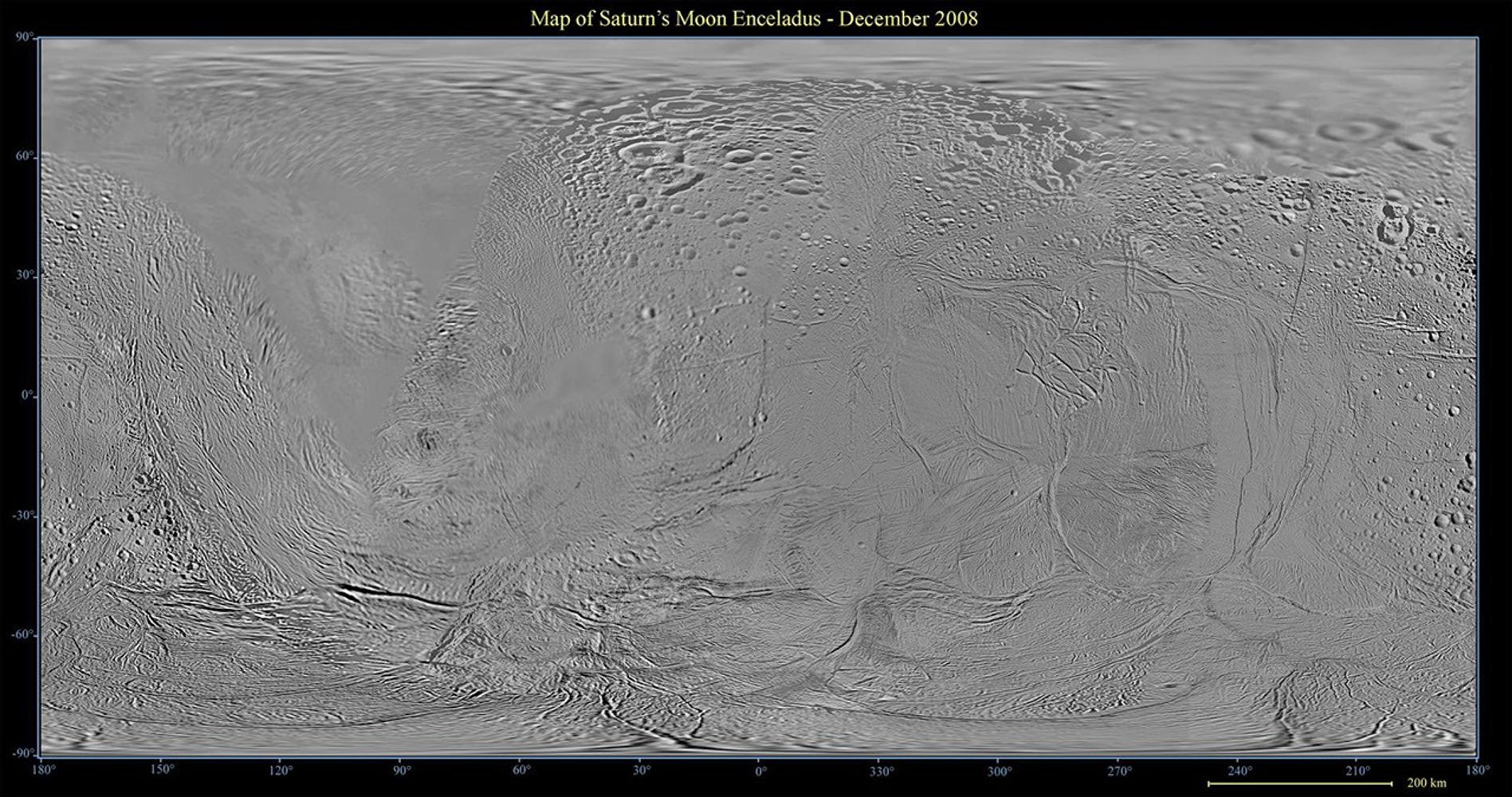 Global map of Enceladus