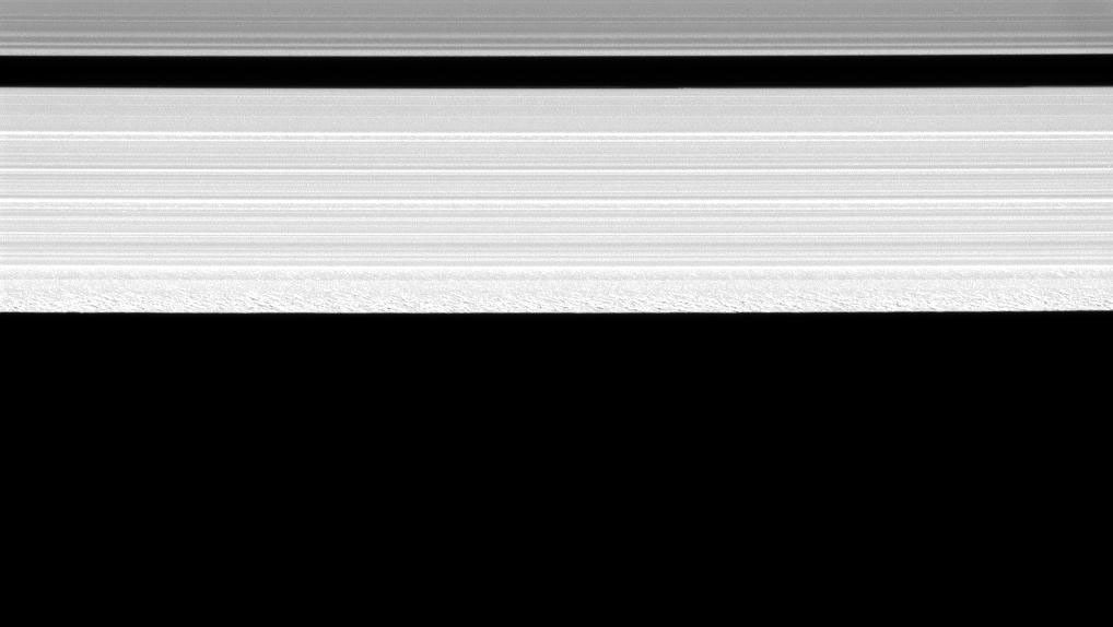 Outer portion of Saturn's A ring