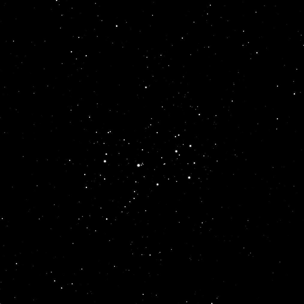 Pleiades star cluster, also called the Seven Sisters