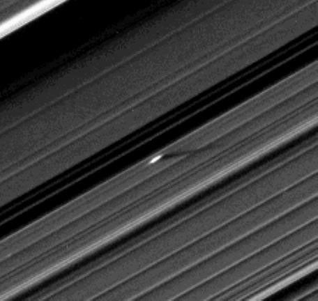 An unusually large propeller just beyond the Encke Gap