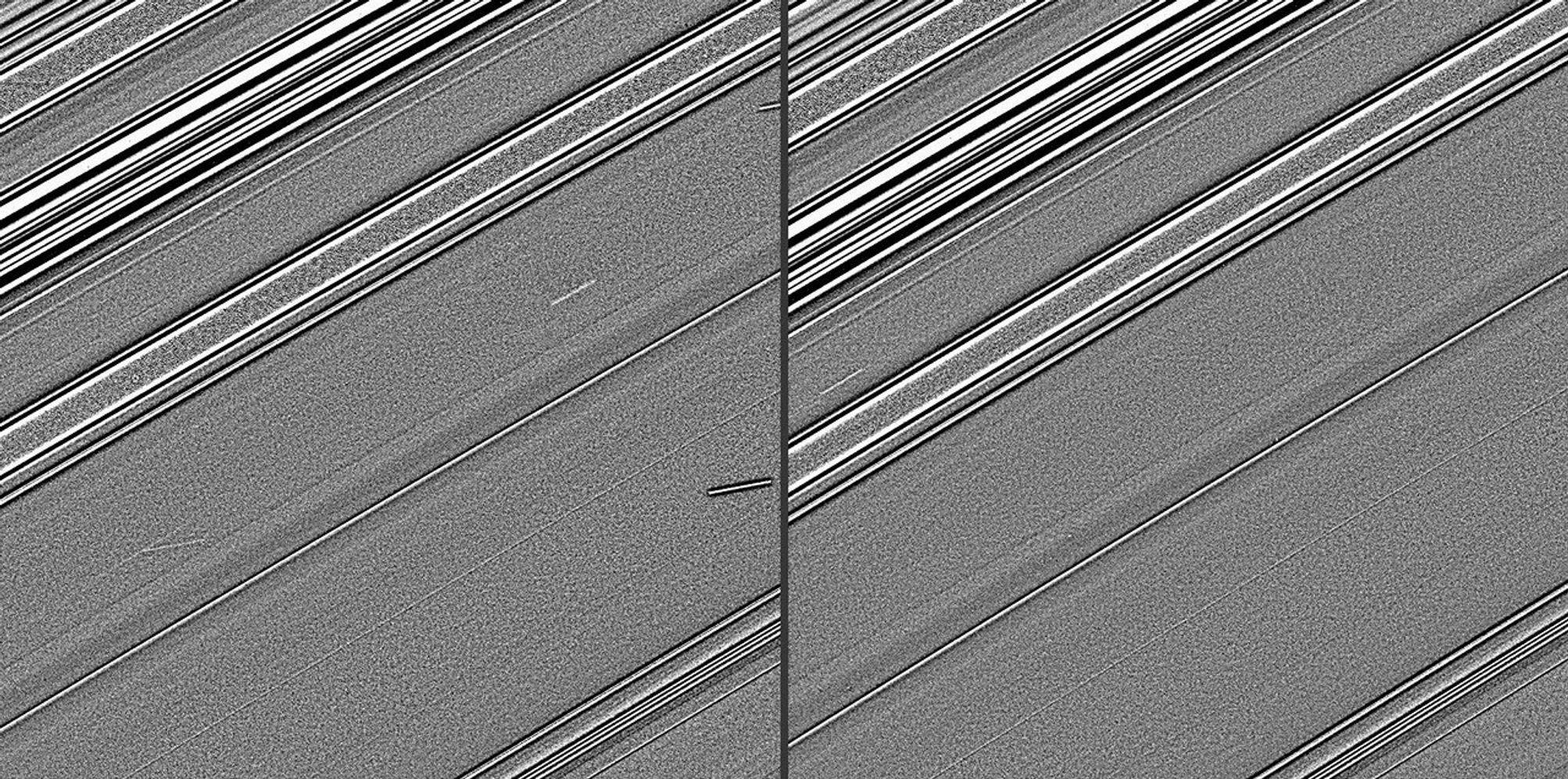Streaks in Saturn's C ring