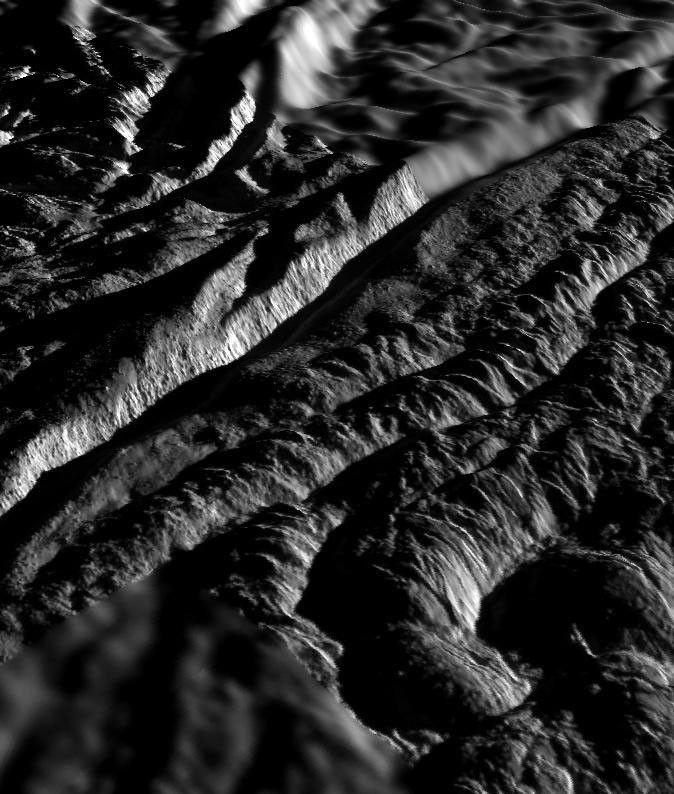 Perspective view of Cairo Sulcus