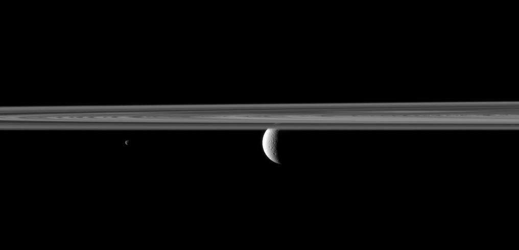 
			Rhea Past Rings - NASA Science			