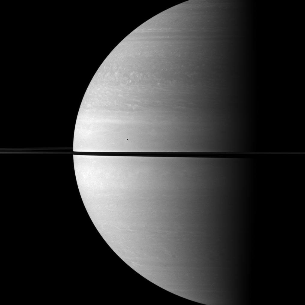 Saturn and Mimas