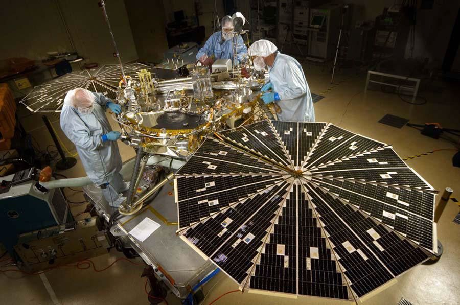 NASA's next Mars-bound spacecraft, the Phoenix Mars Lander, was partway through assembly and testing at Lockheed Martin Space Systems, Denver, in September 2006, progressing toward an August 2007 launch from Florida.