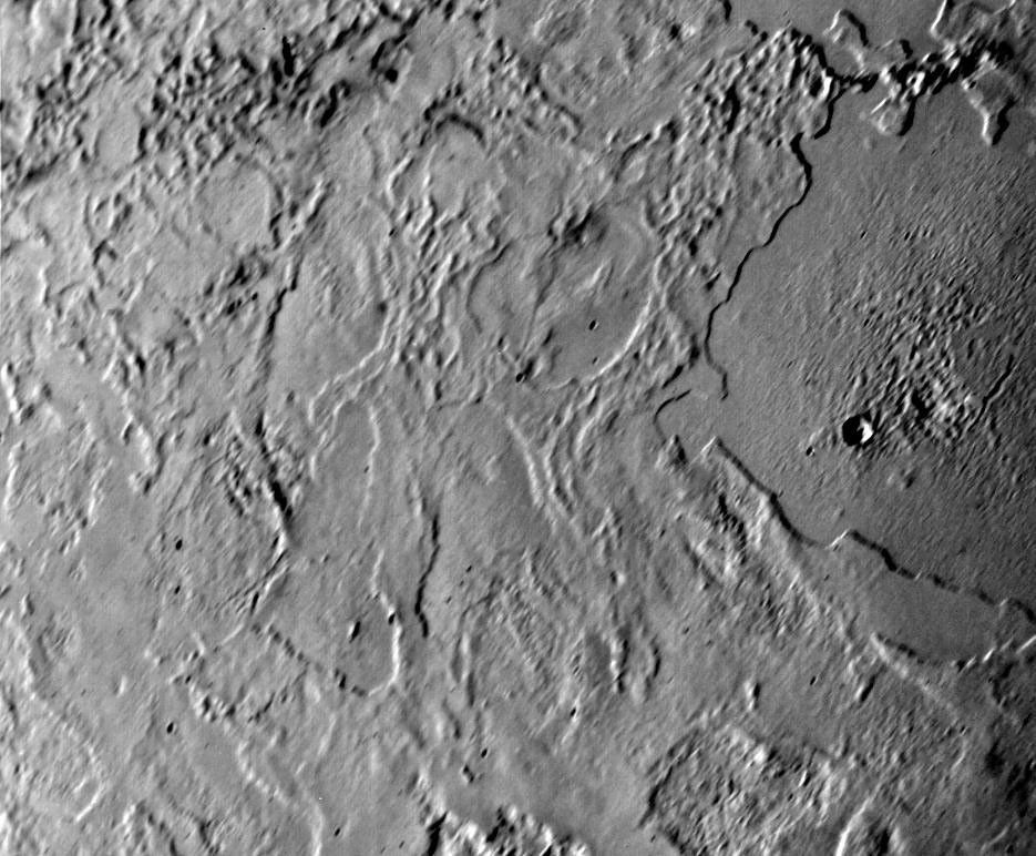 Voyager 2 took this picture of Neptune's largest satellite,Triton, from less than 80,000 km (50,000 miles).